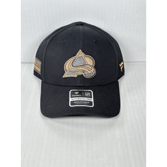 Fanatics NHL Colorado Avalanche Military Appreciation Adjustable Black Hat NWT - Picture 1 of 5